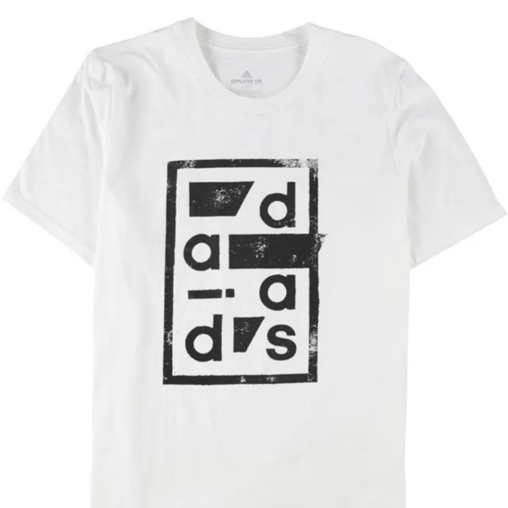 Men's Adidas Amplifier Tee White Logo T-Shirt